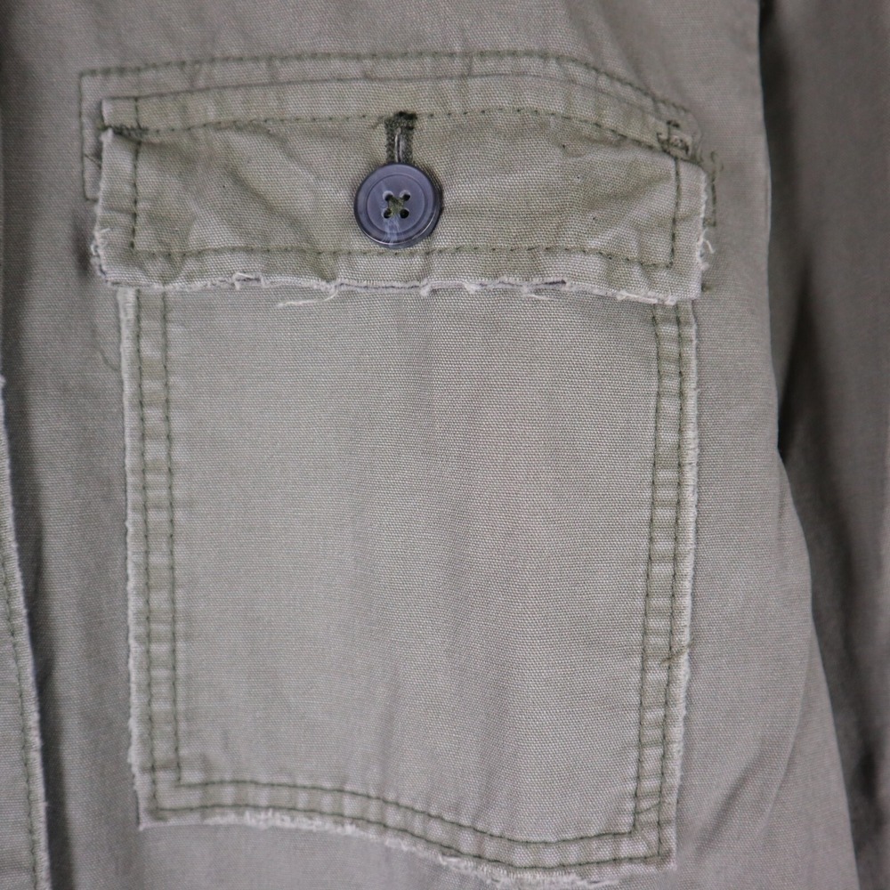 Free People We The Free Apollo Oversized Jacket Military Army Cargo XS 18.5x33 - Picture 5 of 13